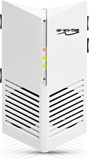 White hf-why-thr bat repellent electronic device with a transparent stripe