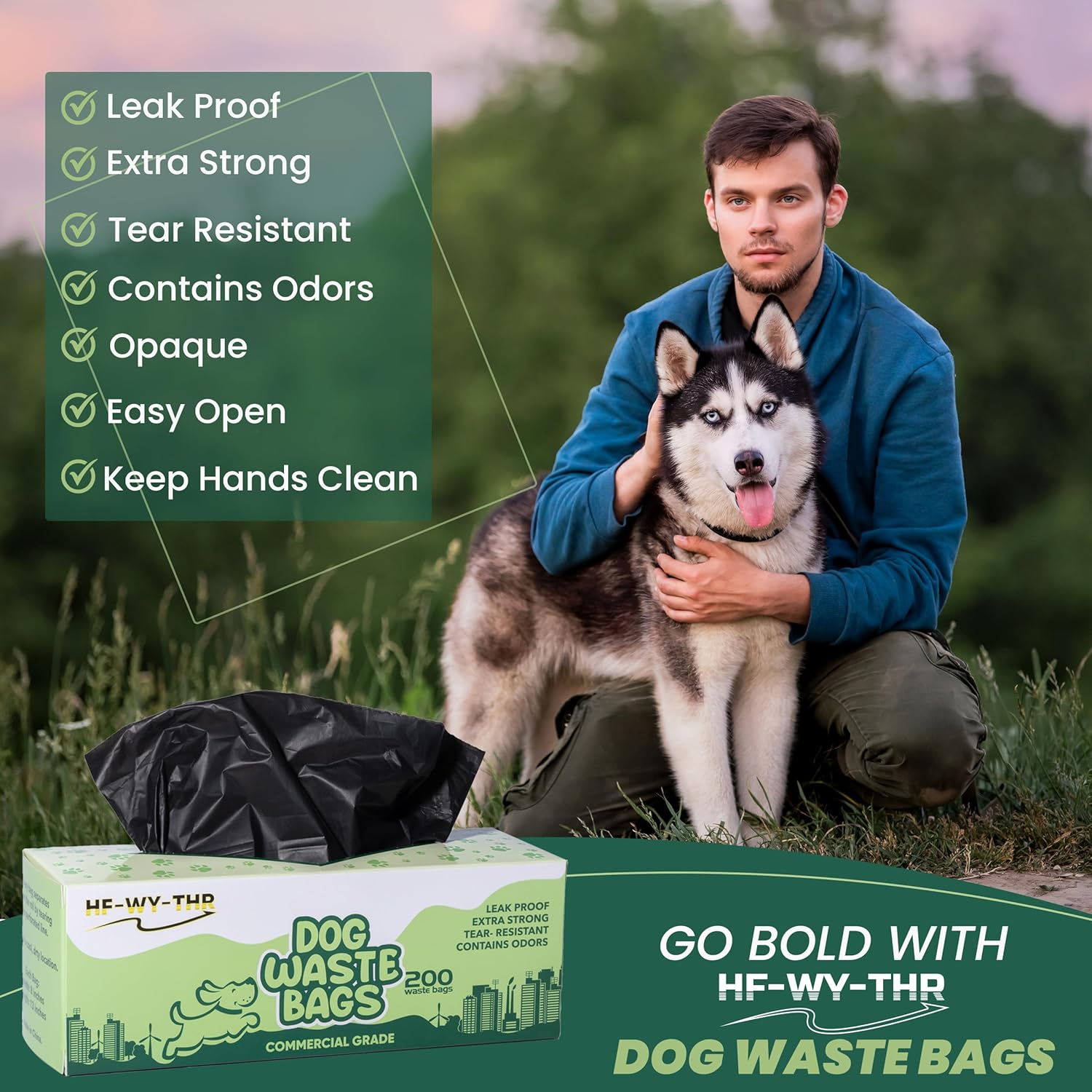 HF-WY-THR dog waste bags